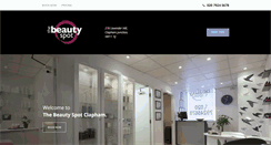 Desktop Screenshot of beautyspotclapham.co.uk